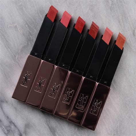 ysl slim glow matte swatches|YSL slim glow matte.